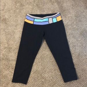 Lululemon Wonder Under crop legging sz 8